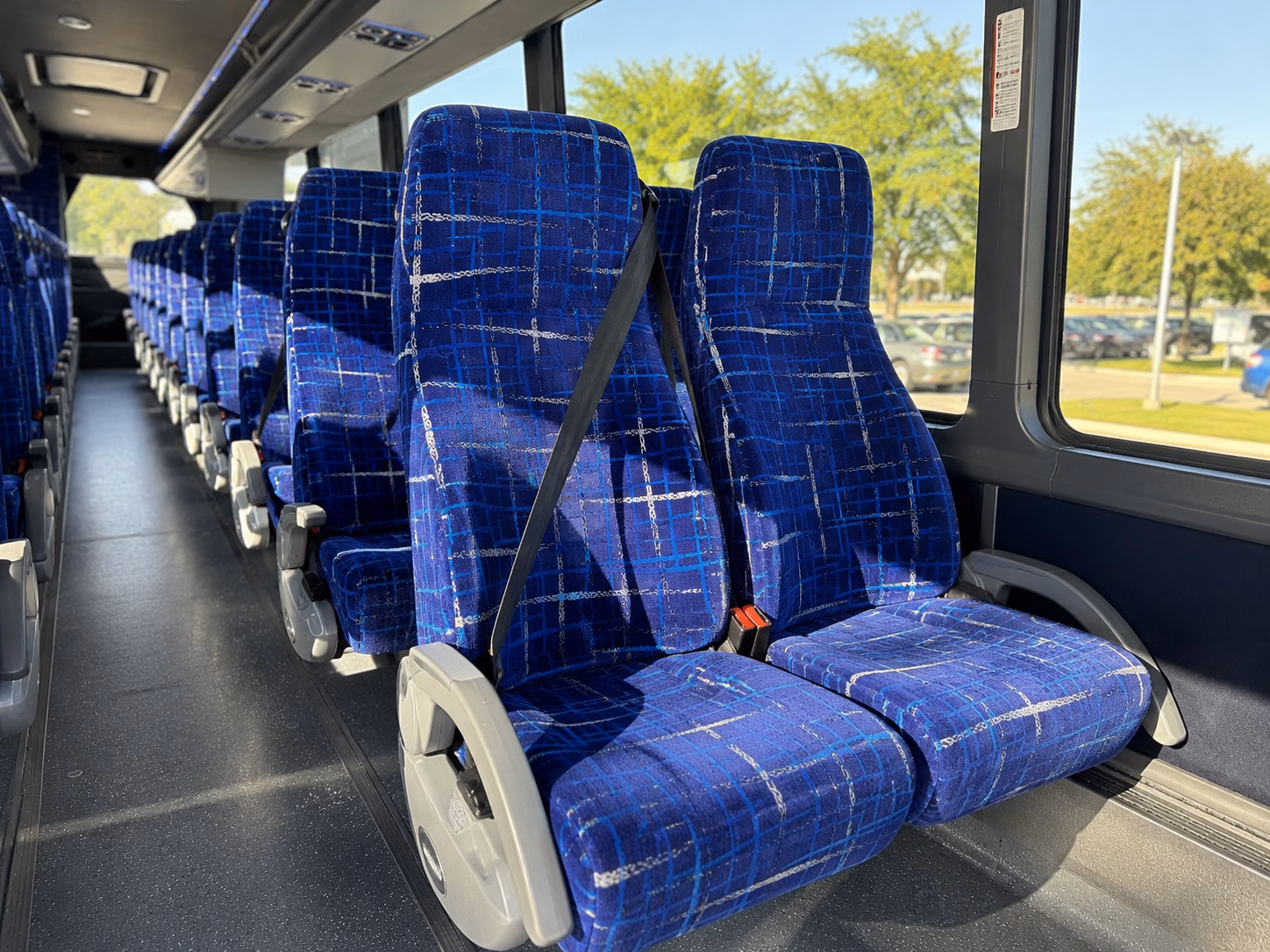 wilmington sporting event transportation onboard seating