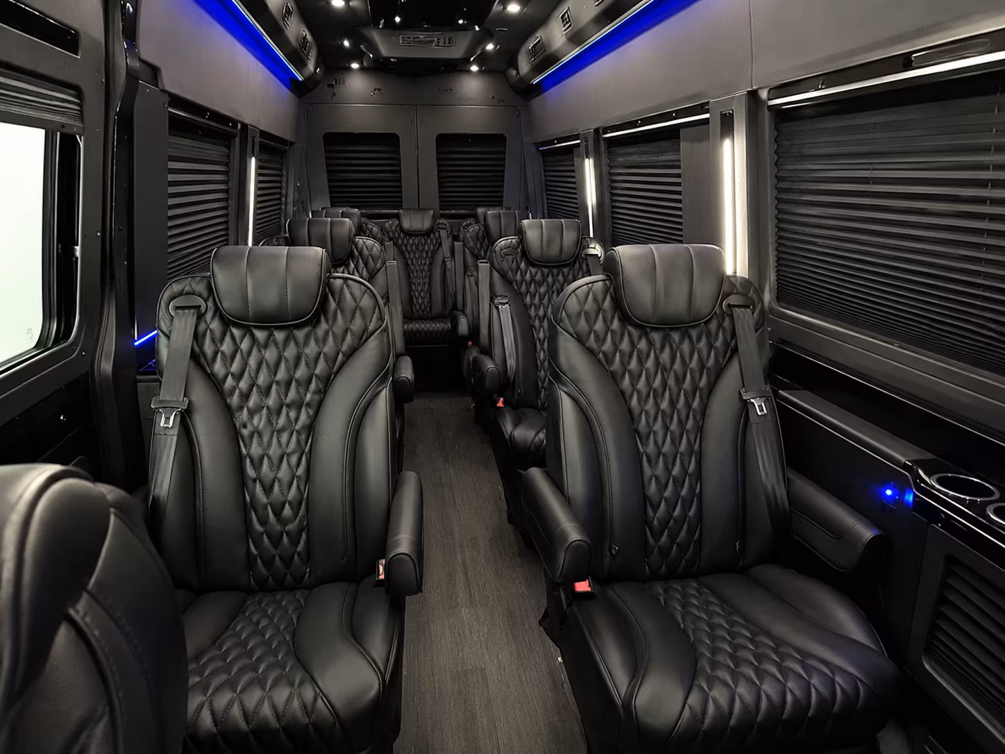 wilmington wedding transportation onboard seating